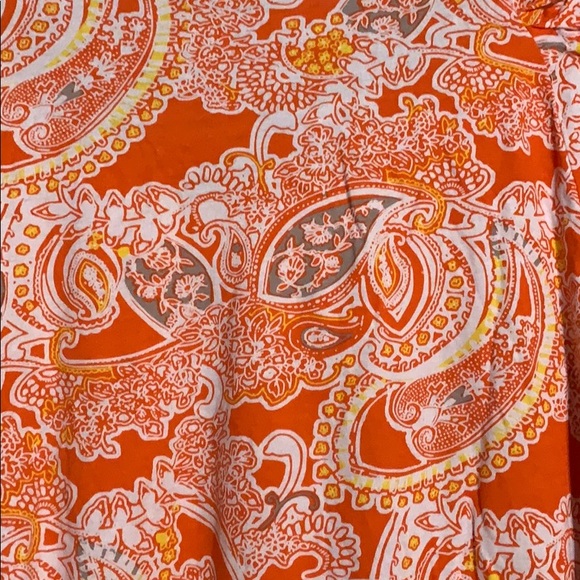 Orange Patterned Top - Picture 4 of 7